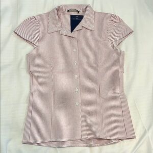 Brandy Melville Striped Button Down Rue Top